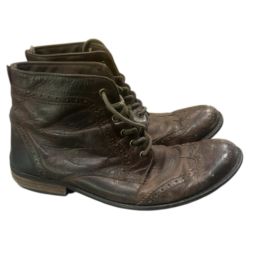 Red Tape Brown Tie Cowboy Grandpacore Boot Mens Size 10